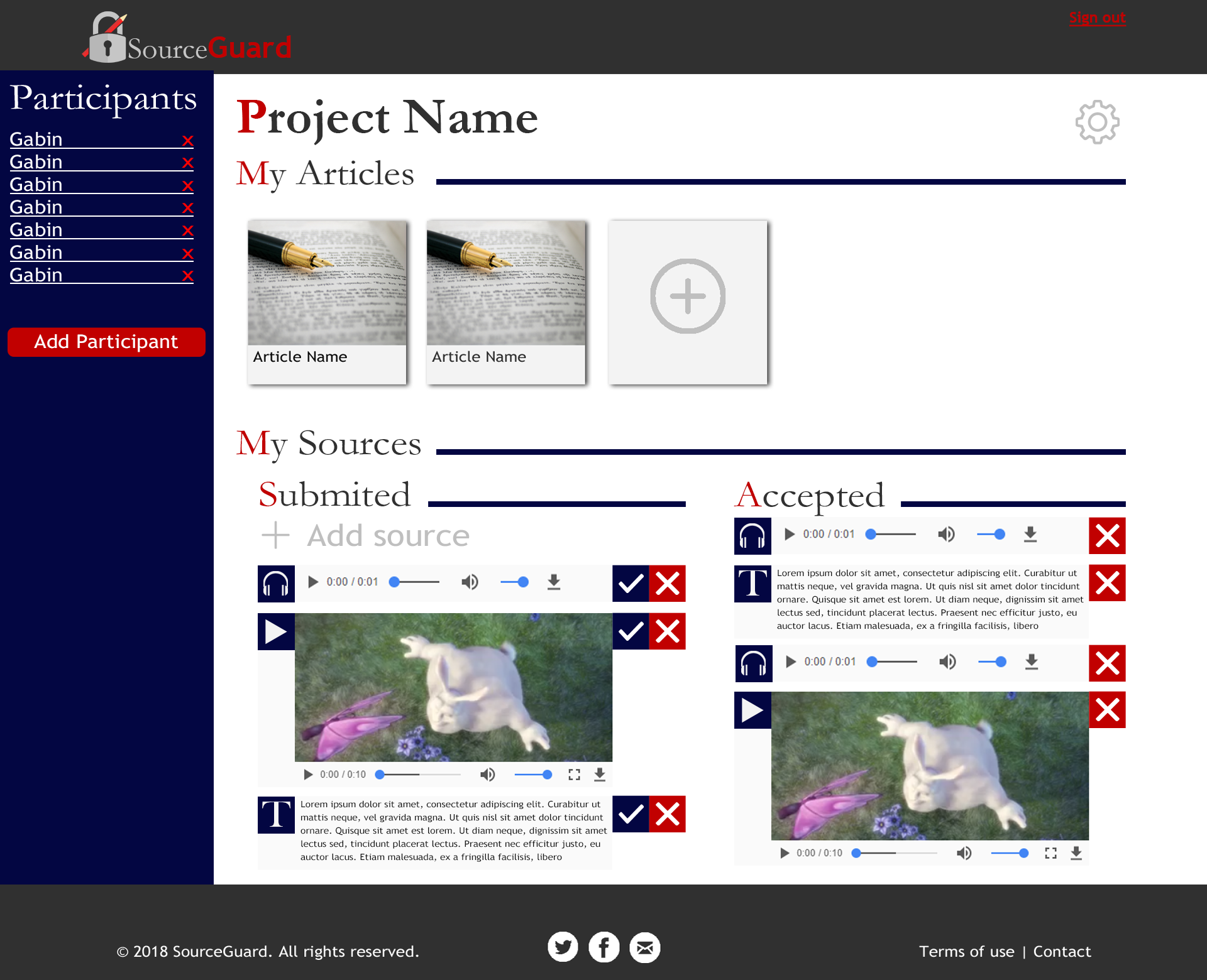 apercu de la plateforme
